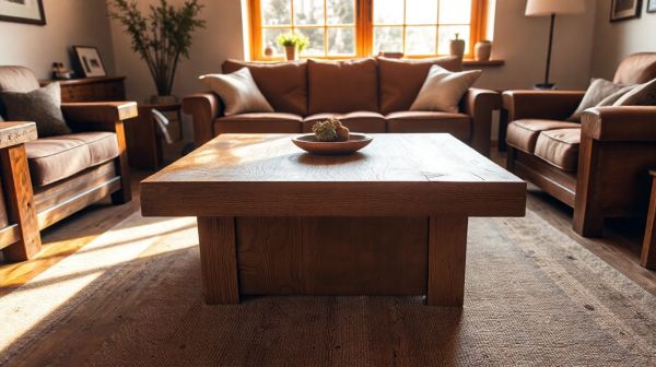 5 raisons choisir une table basse en chêne pour votre salon
